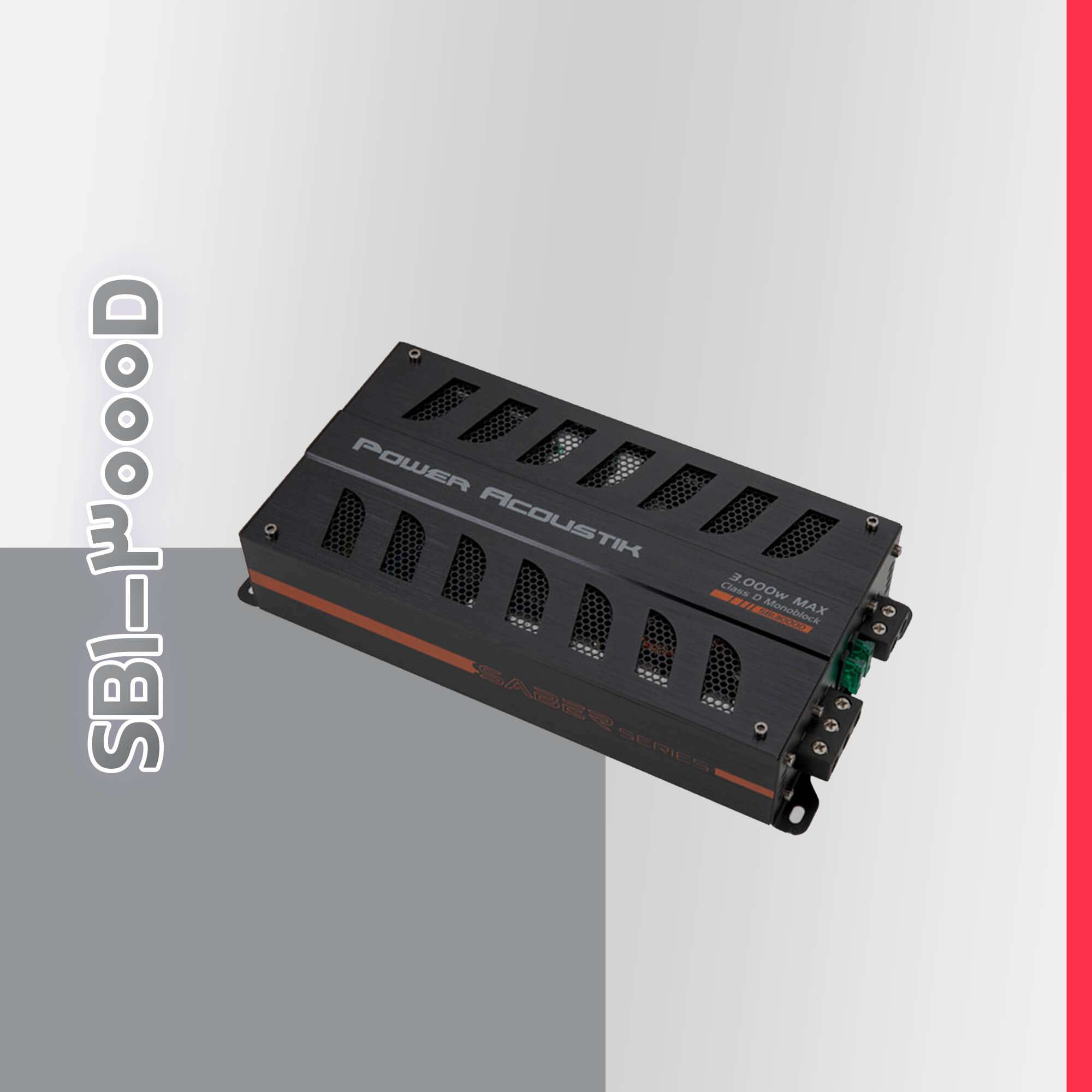 آمپلی فایر مونو پاور اکوستیک مدل SB1-3000D