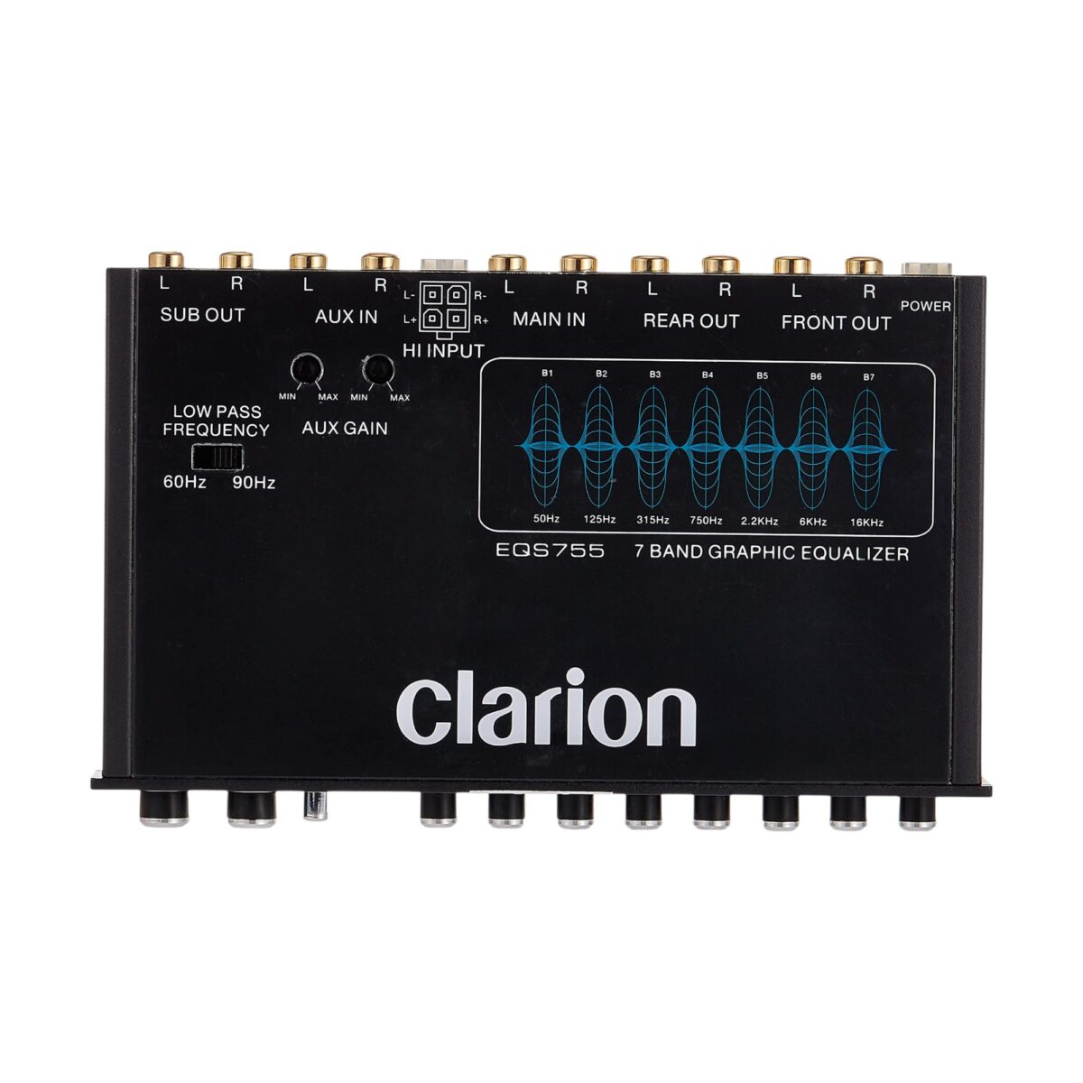اکولایزر گرافیکی 7 بانده Clarion EQS755