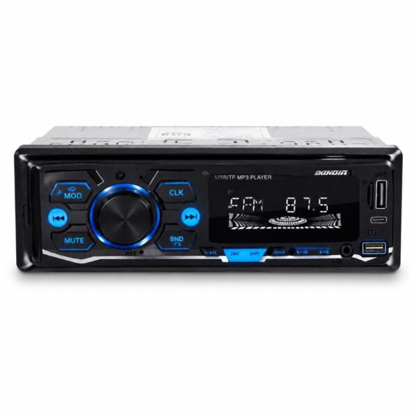 مدل: SD‑1300 نوع دستگاه: Auto Multimedia System / Car MP3 Player نوع پنل: ثابت (Fixed Panel) ورودی‌ها: USB / AUX / TF رادیو: FM Radio سوکت نصب: ISO Socket Connector آی‌سی آمپلی‌فایر: TDA7388 IC Amplifier اکولایزر: Preset EQ قابلیت AMS / Clock: دارد پورت Type‑C: دارد حافظه رادیو: 18 ایستگاه توان خروجی: 4×45W RMS قابلیت تغییر پوشه و آلبوم: دارد